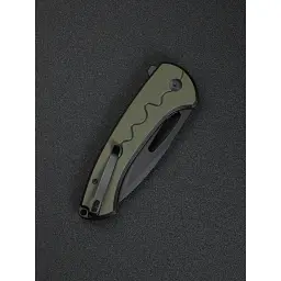 Ніж Sencut Squiggy, Black/Green G10, Darkwash (S24082A-2) - мініатюра 12