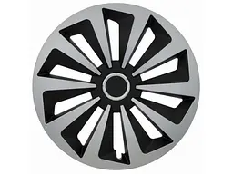 Ковпак колеса Jestic FOX R13 чорний, сірий 4 шт