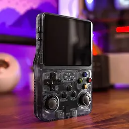 Ігрова консоль Data Frog R36S портативна ретро 64 GB чорна - мініатюра 4