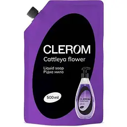 Мило рідке CLEROM 500мл дой-пак Cattleya flower