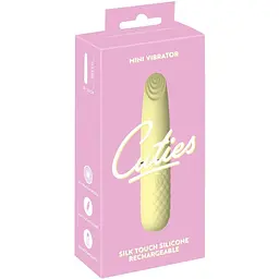 Мінівібратор Cuties Mini Vibrator yellow - мініатюра 9