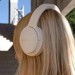 Бездротові навушники Proove Tender, Headset, ANC, AUX, BT5.0, 300mAh, 18h, beige UA UCRF - мініатюра 9