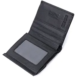 Оригінальне жіноче портмоне з натуральної шкіри ST Leather 22724 чорний - мініатюра 6