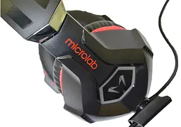 Гарнітура Microlab G7, 3,5мм+USB, Black-Red - мініатюра 4