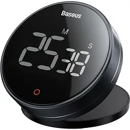 Таймер електронний Baseus Heyo Rotation Countdown Timer Pro dark gray (FMDS000013)