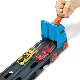 Грузовик-транспортер Hot Wheels Суперперегони(GVG37) - мініатюра 7