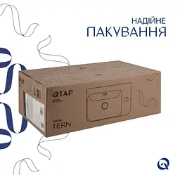 Раковина підвісна Qtap Tern 450х250х158 мм, White, права, прямокутна, без донного клапана QT1711H02LW - мініатюра 5