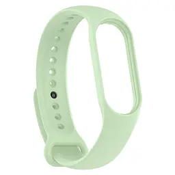 Силіконовий ремінець для фітнес браслетів Xiaomi Mi Band 5/6/7, Silicone, matcha, зі зручною застібкою, на фітнес трекер та смарт годинник, ArmorStandart (ARM61902)