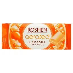 Шоколад Roshen білий пористий карамельний 80 г (797116)