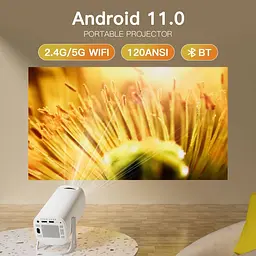 Ігровий проектор Smart TV 3D Game для кіно та ігор смарт домашній кінотеатр з джойстиками 4K Android 11 1080P 1280*720P HD Dual Wi-Fi 6 Bluetooth 5.0 з пультом ДУ 30000 ігор UKC S40 Max - мініатюра 7