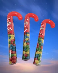 Тростина з драже Candy Realms Jelly Beans Candy Cane 80г - мініатюра 3
