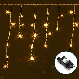 Гірлянда лід хвилі тепле світло 10 м 200LED IP44