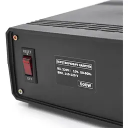 Перетворювач напруги понижуючий Merlion PN-500, Input 220 V/Output 110V, 500W, трансформаторний - мініатюра 3
