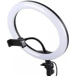 Кільцева LED лампа AC Prof 1701 зі штативом 26 см [76516] - мініатюра 2