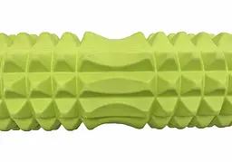 Масажний ролик EasyFit Grid Roller 45 см v.2.2 Салатовий - мініатюра 3
