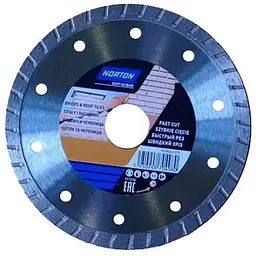 Диск алмазний NORTON-DIY BRICKS - TILES турбо Ø= 125/ 22.23 мм (70184601279)