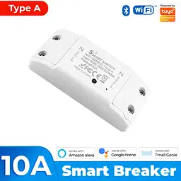 Реле для розумного будинку Wi-Fi Smart Switch 10А (WHD06) - мініатюра 3
