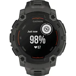 Смарт-годинник Garmin Instinct E 45mm Black with Charcoal Band (010-02933-00) - мініатюра 3