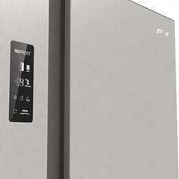 Холодильник Gorenje SBS 179х67х92см 2 двері 356(191) л А++ NF+ матовий сірий (NRR9185EAXL) - мініатюра 11
