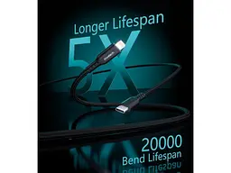 Кабель Lightning Choetech XCL-1021-BK MFI PD 20W Type-C / Lightning 1.8m Black - мініатюра 7
