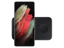 Бездротовий зарядний пристрій Samsung Wireless Charger Duo+ TA Blk/ (EP-P4300TBRGRU) - мініатюра 3