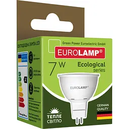 Світлодіодна лампа Eurolamp LED Ecological Series, SMD, MR16, 7W, GU5.3, 3000K (LED-SMD-07533(P)) - мініатюра 4