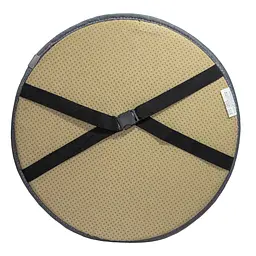Подушка-сидушка на круглий стілець сіра 40x40 см (1010814-Gray) - мініатюра 2