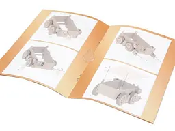 Дерев'яний 3D конструктор Самоскид, Puzzleоk (Puz-00920), 96 дет.