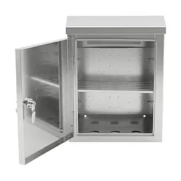 Шафа металева Trinix TRX-400MB-B (400*300*180) з поличкою (75-00364) - мініатюра 2