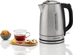 Електрочайник Gorenje 1.7 л Strix-контроль метал нержавіюча сталь kuh0015407 - мініатюра 6