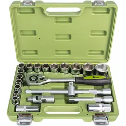 Набір головок Alloid 1/2" 10-32 мм 22 предмета (НГ-4022П)