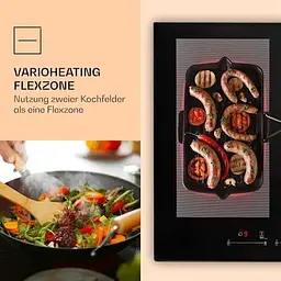 Вбудована варильна індукційна поверхня Klarstein Delicatessa 77 Hybrid Чорний (10033023) - мініатюра 7