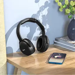Бездротові навушники Hoco W33 Art Sount Bluetooth сірі (34908 gray) - мініатюра 4