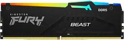 Оперативна пам'ять Kingston Fury 32GB DDR5 5600MHz Beast RGB Black (KF556C36BBE2A-32)