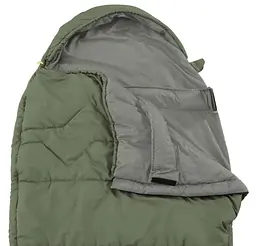 Спальний мішок Outwell Pine/+2°C Olive Green Left (230344) - мініатюра 3
