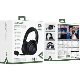 Гарнітура ігрова Acefast H15 Bluetooth+2,4G Black (6974316286424) - мініатюра 6