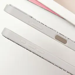 Чохол TPU Bling World Rock Diamond with MagSafe для Apple iPhone 16 6.1" Silver - мініатюра 2