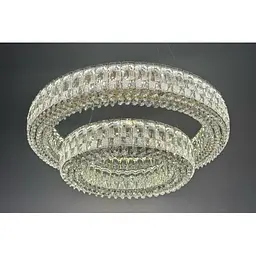 Люстра Linisoln 50033-60*40 метал, кришталь LED 140Вт 100-50см 60*40см освітлювана площа 18-20м²