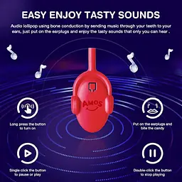 Льодяник Amos Tasty Sounds Music Lollipop Watermelon K-Pop Edition 12г - мініатюра 7