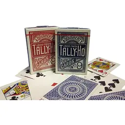 Карти гральні United States Playing Card Company Tally-Ho Circle Back Standard Index (red blue) (00009)
