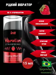 Рідкий вібратор Intt Vibration Strawberry зі смаком полуниці 15 мл (ROZ6501053569) - мініатюра 6
