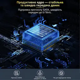 Зовнішня кишеня XON MemoryCase для M.2 NGFF (SATA) USB 3.1 Type-C Чорний (XSC2C13NG1MG 4333) - мініатюра 6