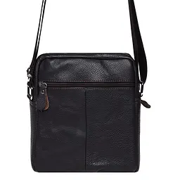 Чоловіча сумка Borsa Leather K13923 22x20x8 см Коричневий (14737) - мініатюра 3