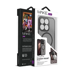 Чохол MAKE Xiaomi 15T Shadow+ Magnet Black - мініатюра 2