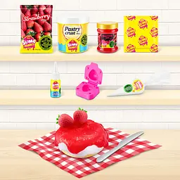 Ігровий набір зі слаймами Slime Mart Shopping Bag – Полуничний чизкейк (15901A) - мініатюра 9