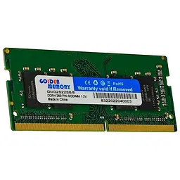 Модуль пам'яті для ноутбука SoDIMM DDR4 8GB 3200 MHz Golden Memory (GM32S22S8/8)