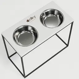 Hollky Base XL40 — миски на підставці для великих собак (2 × 1,8 л, висота 40 см) - мініатюра 6