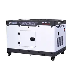 Konner & Sohnen Генератор дизельний KS 16-1E 230В 16/15кВт АВР(ATS) електростартер 360кг - мініатюра 7