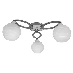 Люстра стельова Brille в спальню E27 60W BK (LK-605C/3)