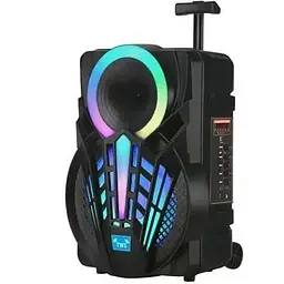 Портативна колонка XPRO GZ-W1312 валіза 30Вт USB SD FM радіо Bluetooth 1 мікрофон ДУ (MER-15680) - мініатюра 4